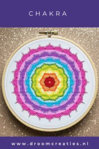 Chakra mandala borduurpatroon ***