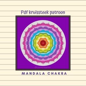 Chakra mandala borduurpatroon ***