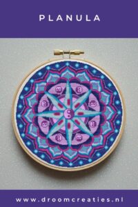 Planula mandala borduurpatroon ***