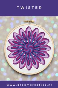 Twister mandala borduurpatroon ***
