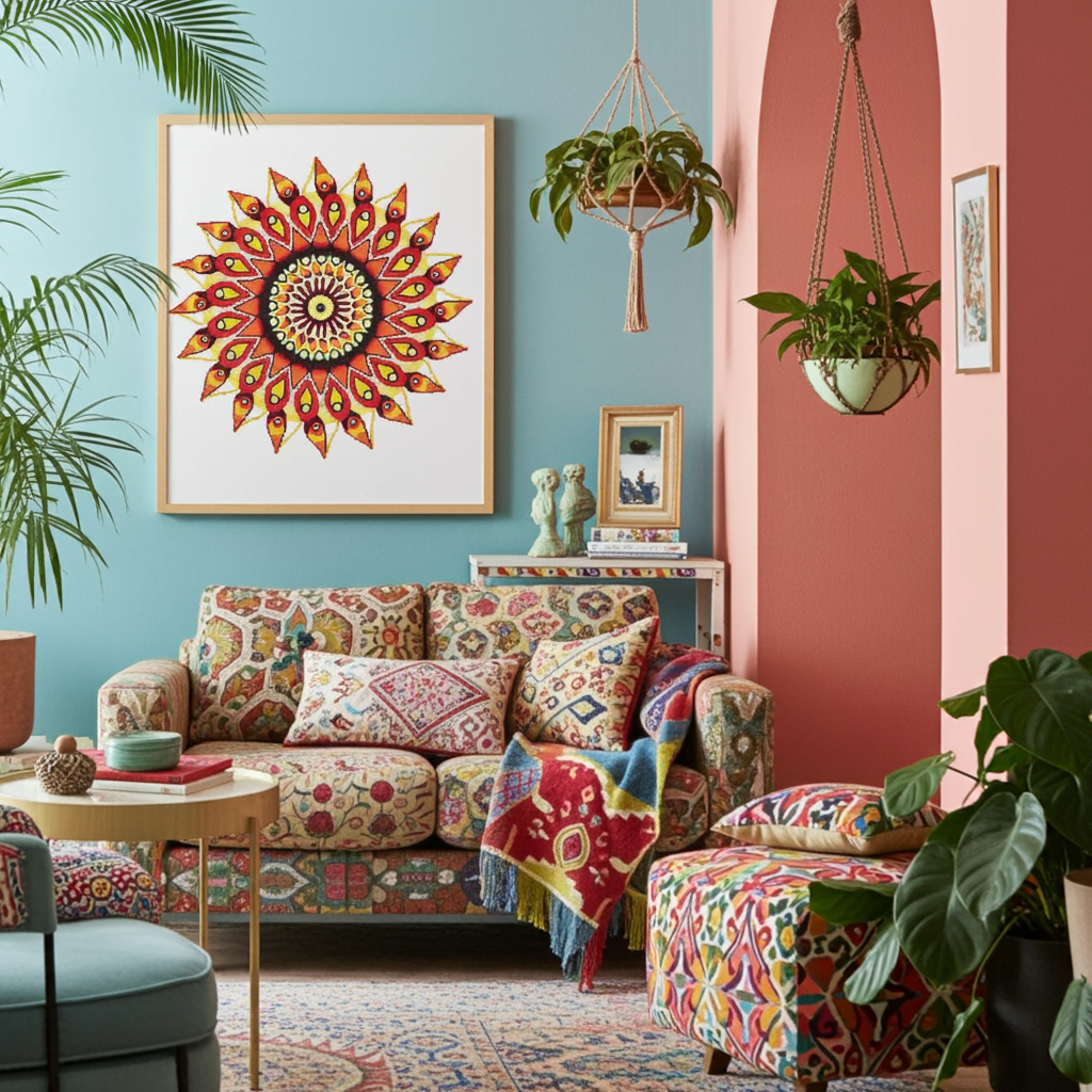 Teardrops Geel mandala borduurpatroon *** - Afbeelding 4