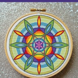 Seed of Life mandala borduurpatroon **