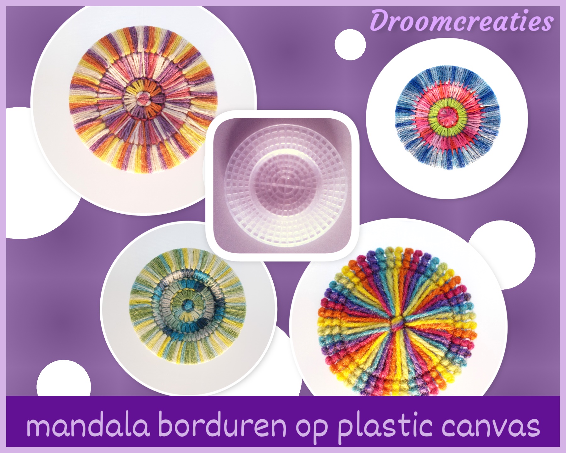 Inspiratie ~ plastic canvas borduren - Mandalashop Droomcreaties
