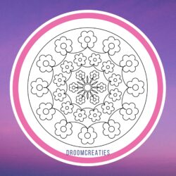 21 Mandala kleurplaat (download)