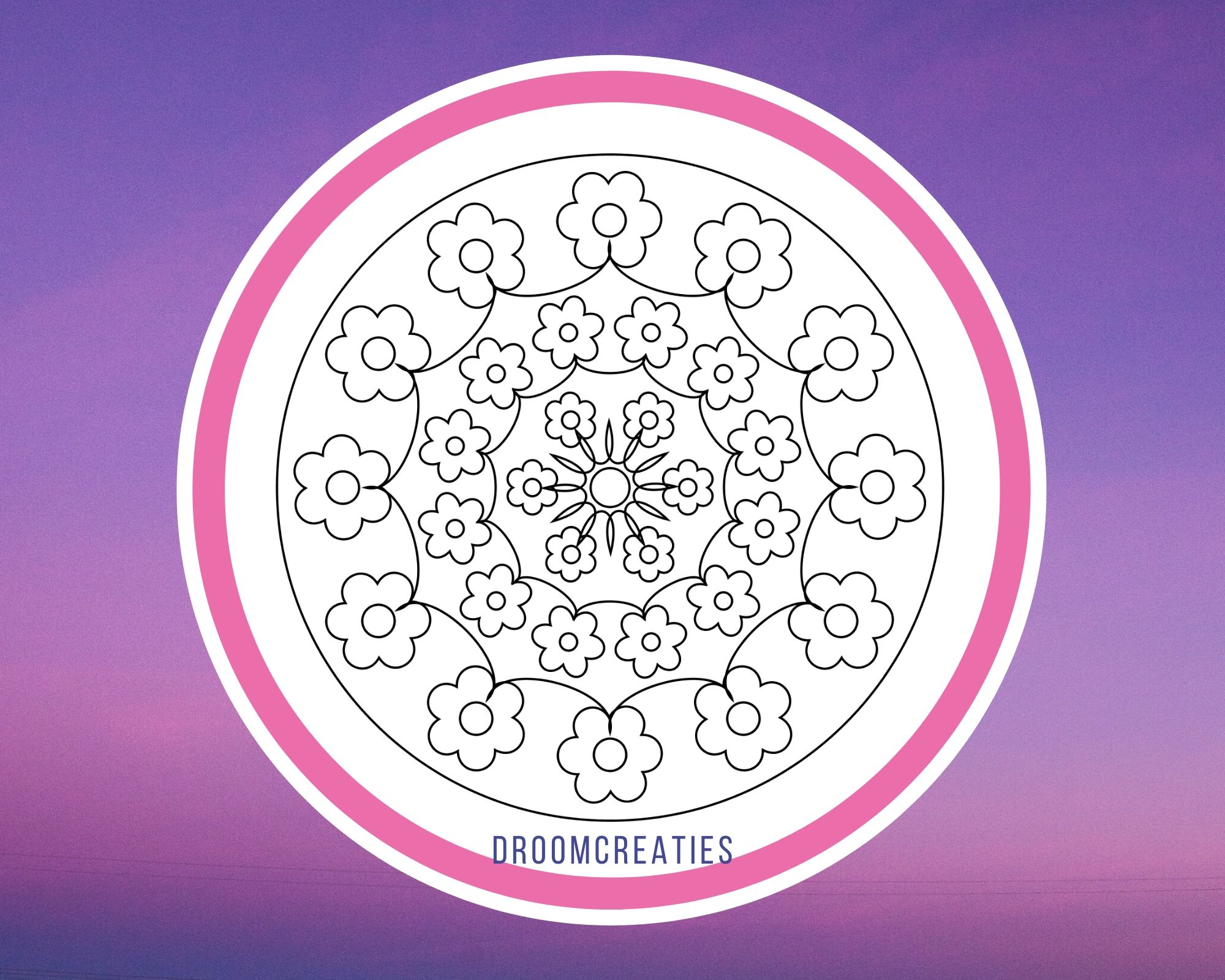 21 Mandala kleurplaat (download)