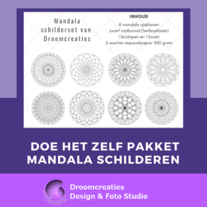 DIY-pakket-mandala-schillderen