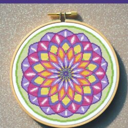 Passion mandala borduurpatroon**